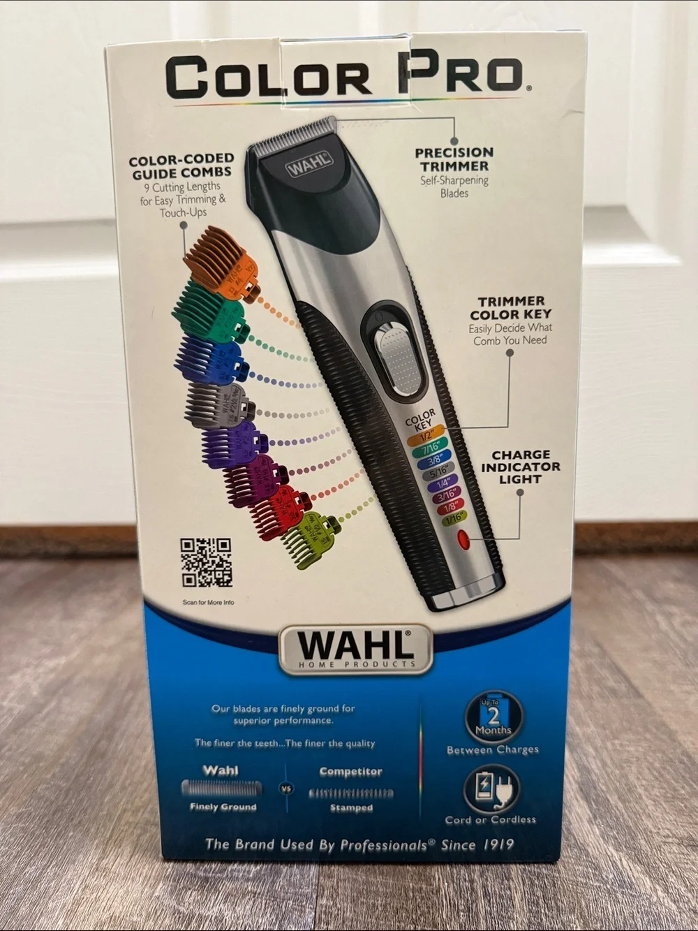 Wahl Color Pro Beard Trimmer with Multicolor Guard Set